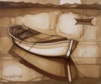 Salman Farooqi, 30 x 36 Inch, Acrylic on Canvas, Seascape Painting, AC-SF-649 Salman Farooqi, 30 x 36 Inch, Acrylic on Canvas, Seascape Painting, AC-SF-649